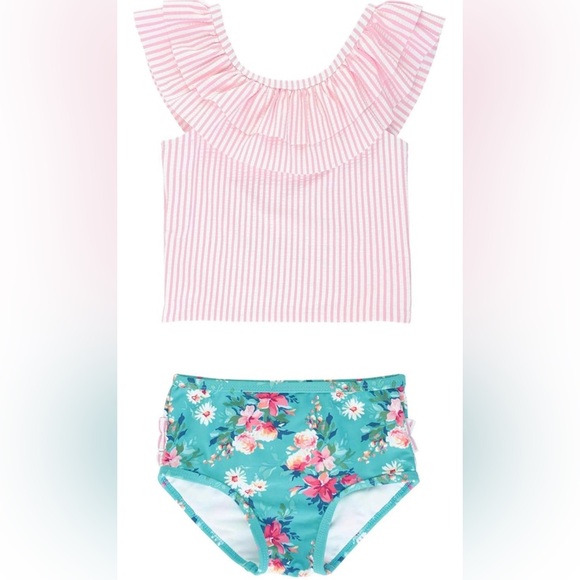 NWT RuffleButts 3T Ruffle swim - Picture 1 of 4